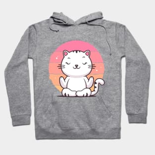 Yoga Cat Hoodie